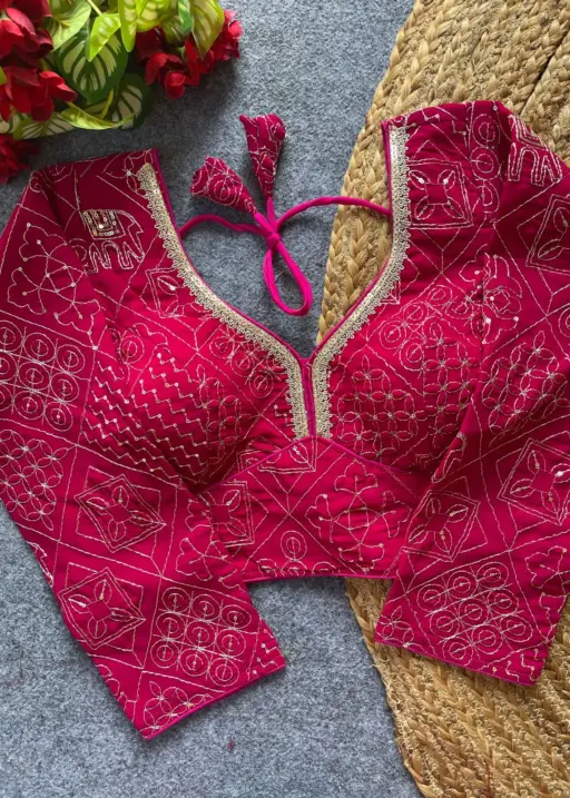 Ruhi Vol 110 Georgette Silk Gujarat Work