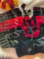 Ruhi Vol 96 Velvet Sequence Thread Wedding - Image 2