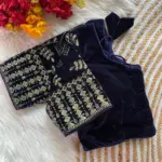 Ruhi Vol 96 Velvet Sequence Thread Wedding - Image 3