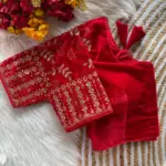 Ruhi Vol 96 Velvet Sequence Thread Wedding - Image 5