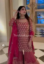 Sabina 1693 Faux Georgette Embroidery Sequence - Image 4