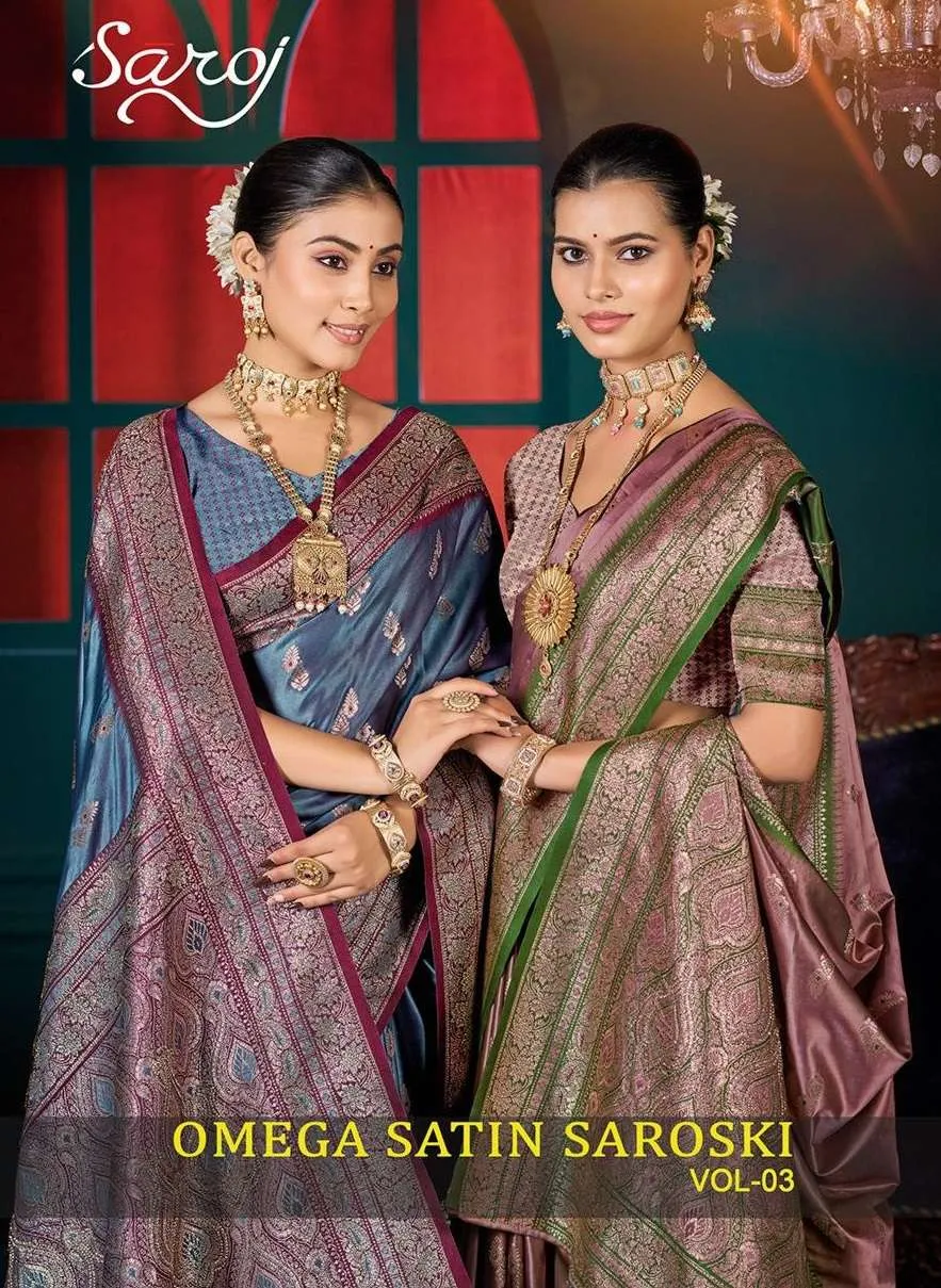 Saroj Omega Satin Saroski Vol 3 Saroj Omega Satin Saroski Vol 3 - Image 1