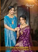 Saroj Tina Silk Saroski Vol 3 Silk Wedding Wear Fancy Saree Collection