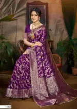 Saroj Tina Silk Saroski Vol 3 Silk Wedding Wear Fancy Saree Collection - Image 3