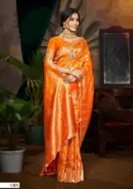 Saroj Tina Silk Saroski Vol 3 Silk Wedding Wear Fancy Saree Collection - Image 4