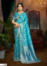 Saroj Tina Silk Saroski Vol 3 Silk Wedding Wear Fancy Saree Collection - Image 7