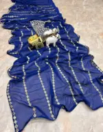 SBD 1813 Faux Georgette Real Mirror Work Ready to wear - Image 4