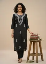 SCT 1062 Black Tesla Slub Thread Embroidery