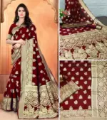 Sd Banarasi Silk Vol 1 Casual Woven Worked Fancy Saree Collection - Image 4