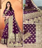 Sd Banarasi Silk Vol 1 Casual Woven Worked Fancy Saree Collection - Image 7