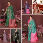 Sd Banarasi Silk Vol 3 Silk Woven Worked Saree Collection - Image 3