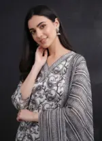 Shiv Vol 116 Grey Cotton Printed - Image 2