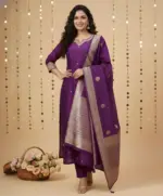 Shiv Vol 127 Purple Roman Silk Jacquard