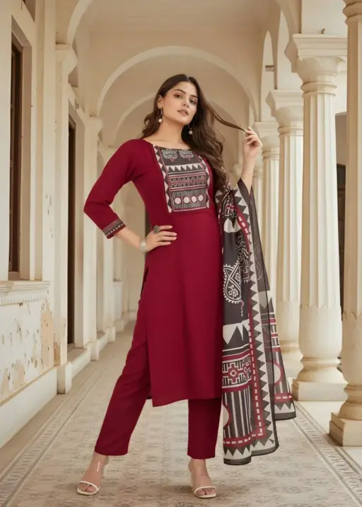 Shiv Vol 134 Roman Silk Readymade Dress