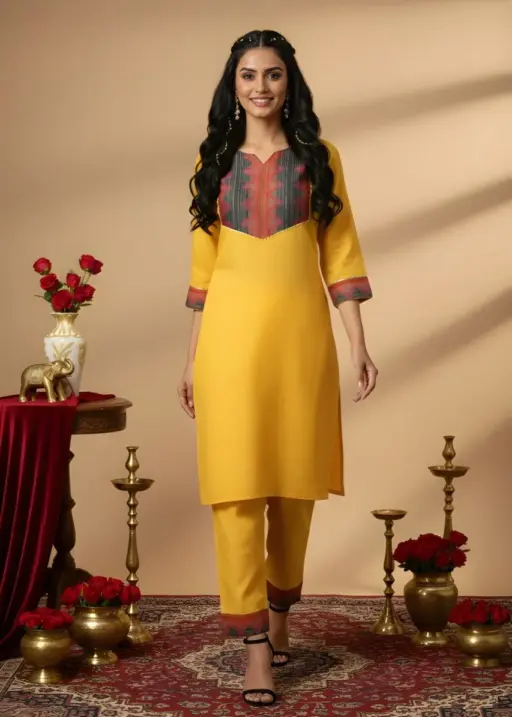 Shiv Vol 140 Yellow Heavy Cotton Occasion