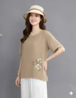 Shiv Vol 149 Cotton Embroidery Short Top - Image 4