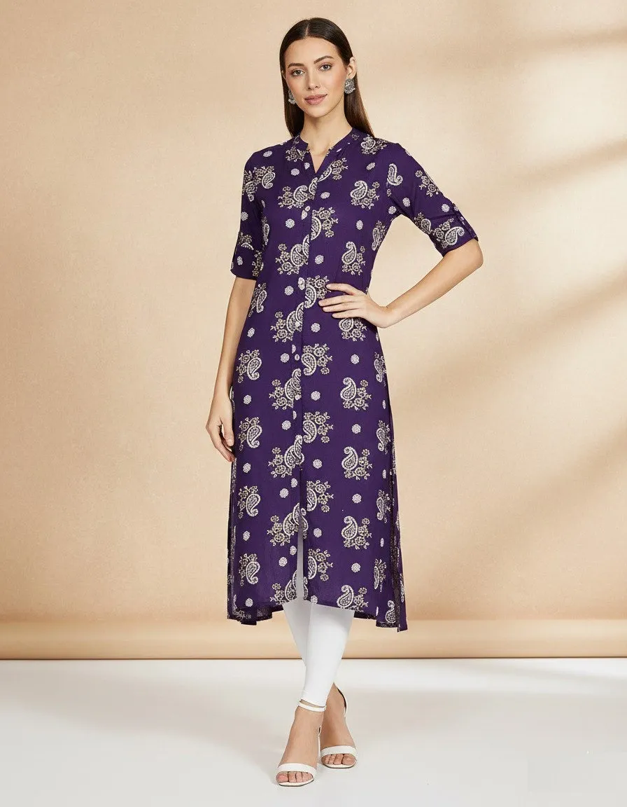 Shiv Vol 95 Rayon Designer Shiv Vol 95 Rayon Designer Kurti Collection - Image 1