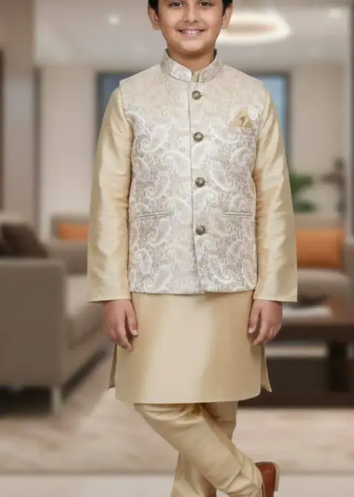 Shyam Vol 60 Heavy Jacquard Kurta Pajama With Koti