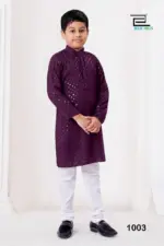 SS2016 Prince Rayon Chikankari Work Kurta Pajama - Image 3