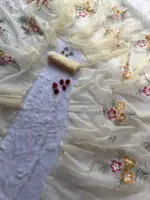 SWT 1188 Organza Flower Painted - Image 2