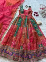 SWT 1190 Jimmy Organza Silk Digital Printed - Image 3