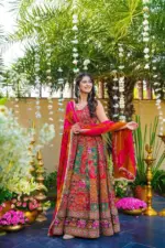 SWT 1190 Jimmy Organza Silk Digital Printed - Image 4