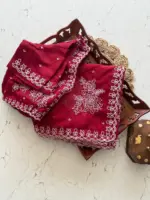 Tamanna 1099 Soft Tebby Orgenza White Tread Work - Image 4