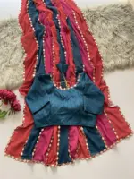 Tamanna 3460 Faux Georgette Mirror Work Bollywood - Image 3