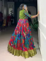 WMN 5035 Tasar Silk Kalamkari Printed Weaving - Image 6