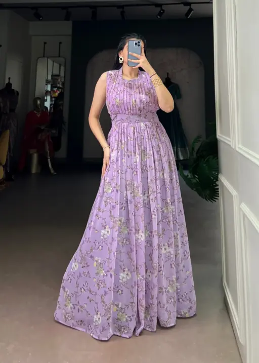 WMN 5200 Weightless Marbal Floral Printed