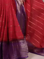 WMN 7029A Crepe Zari Weaving Work - Image 2