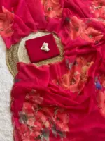 WMS Vol 125 Soft Taby Organza Flower Printed - Image 6