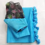 WMS Vol 135 Silk Zari Weaving Readymade Blouse With - Image 4