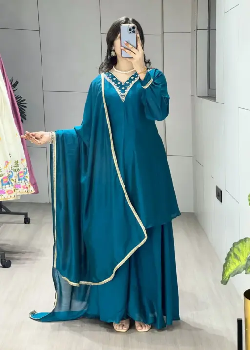 WMT 2401 Peacock Blue Vichitra Cxp