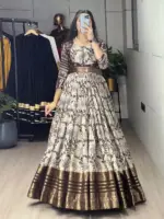 WMT 6001 Soft Silk Floral Prined Jacquard - Image 2