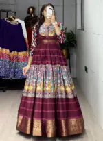 WMT 6009 Soft Silk Kalamkari Printed