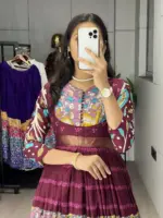 WMT 6009 Soft Silk Kalamkari Printed - Image 2