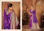 Zarkaashi Jhalak Katan Silk Festival Wear Saree Collection - Image 3