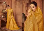 Zarkaashi Kanika Katan Silk Festival Wear Saree Collection - Image 2