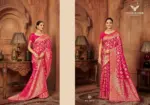 Zarkaashi Kanika Katan Silk Festival Wear Saree Collection - Image 7