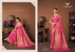 Zarkaashi Kanimoli Banarasi Katan Festival Wear Saree Collection - Image 6