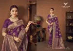 Zarkaashi Kanimoli Banarasi Katan Festival Wear Saree Collection - Image 7