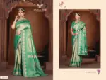Zarkaashi Rajnandani Banarasi Tissue Embroidery Saree Collection - Image 5