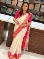 Aab Checks Peacock Vol 1 Silk Stylish Border Traditional Wear Saree Collection