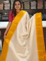 Aab Checks Peacock Vol 1 Silk Stylish Border Traditional Wear Saree Collection - Image 3