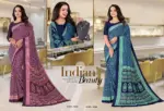 Angoori Crape Vol 7 Printed Crepe Uniform Saree Collection - Image 10