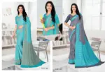 Angoori Crape Vol 7 Printed Crepe Uniform Saree Collection - Image 5