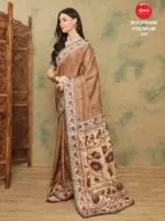 Apple Rooprani Premium Vol 01 Silk Blend Digital Printed Designer Saree Collection - Image 2