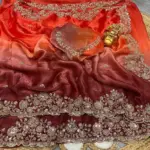 Ds 732 Space Silk Sequence Wedding Wear Saree Collection - Image 2