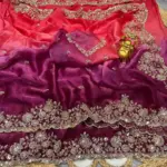 Ds 732 Space Silk Sequence Wedding Wear Saree Collection - Image 3